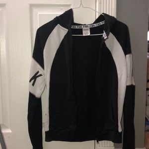 Pink zip up